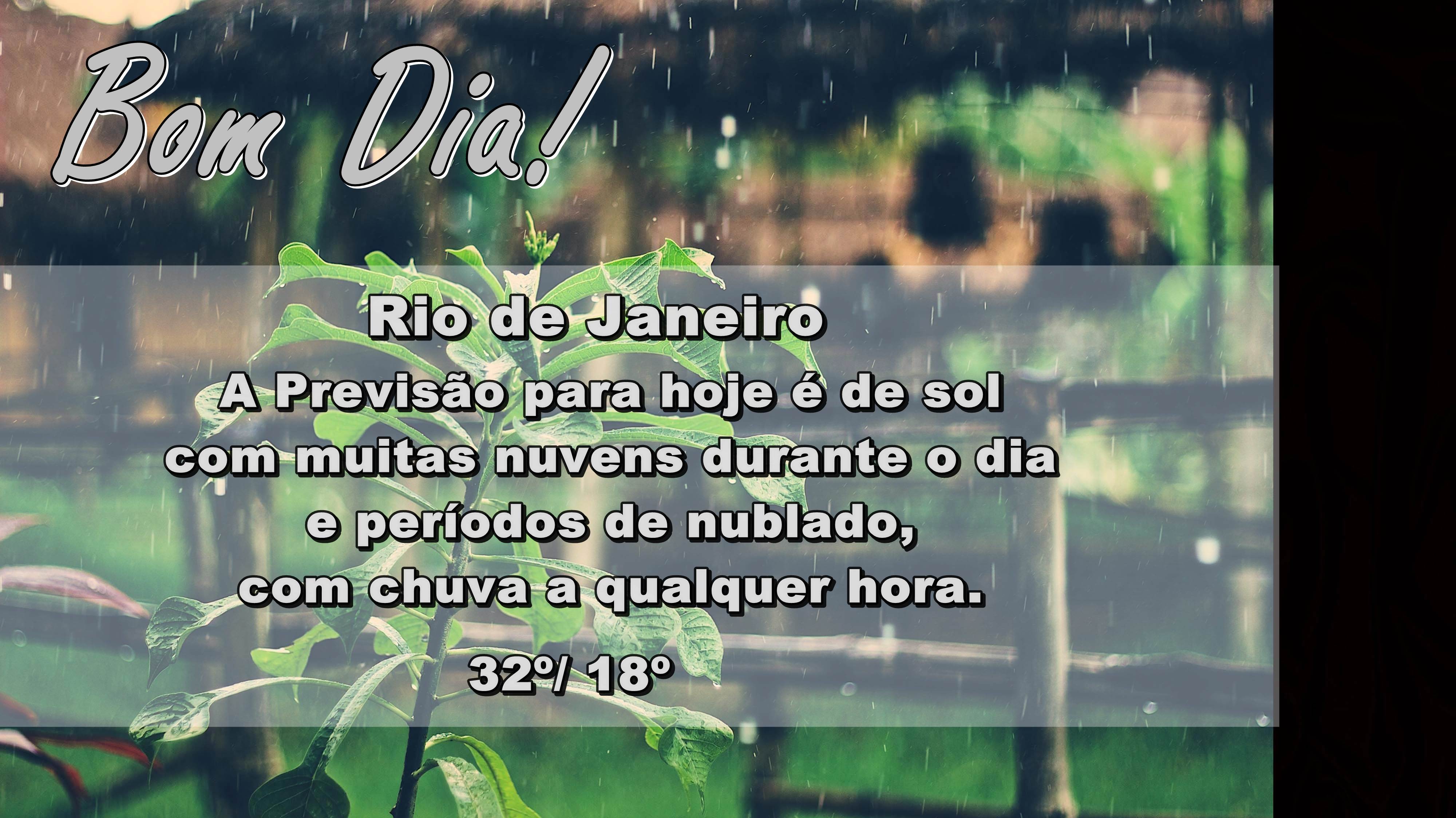 SITE MODELO - BOM DIA CHUVA 020616 Site | Rádio Rio de Janeiro