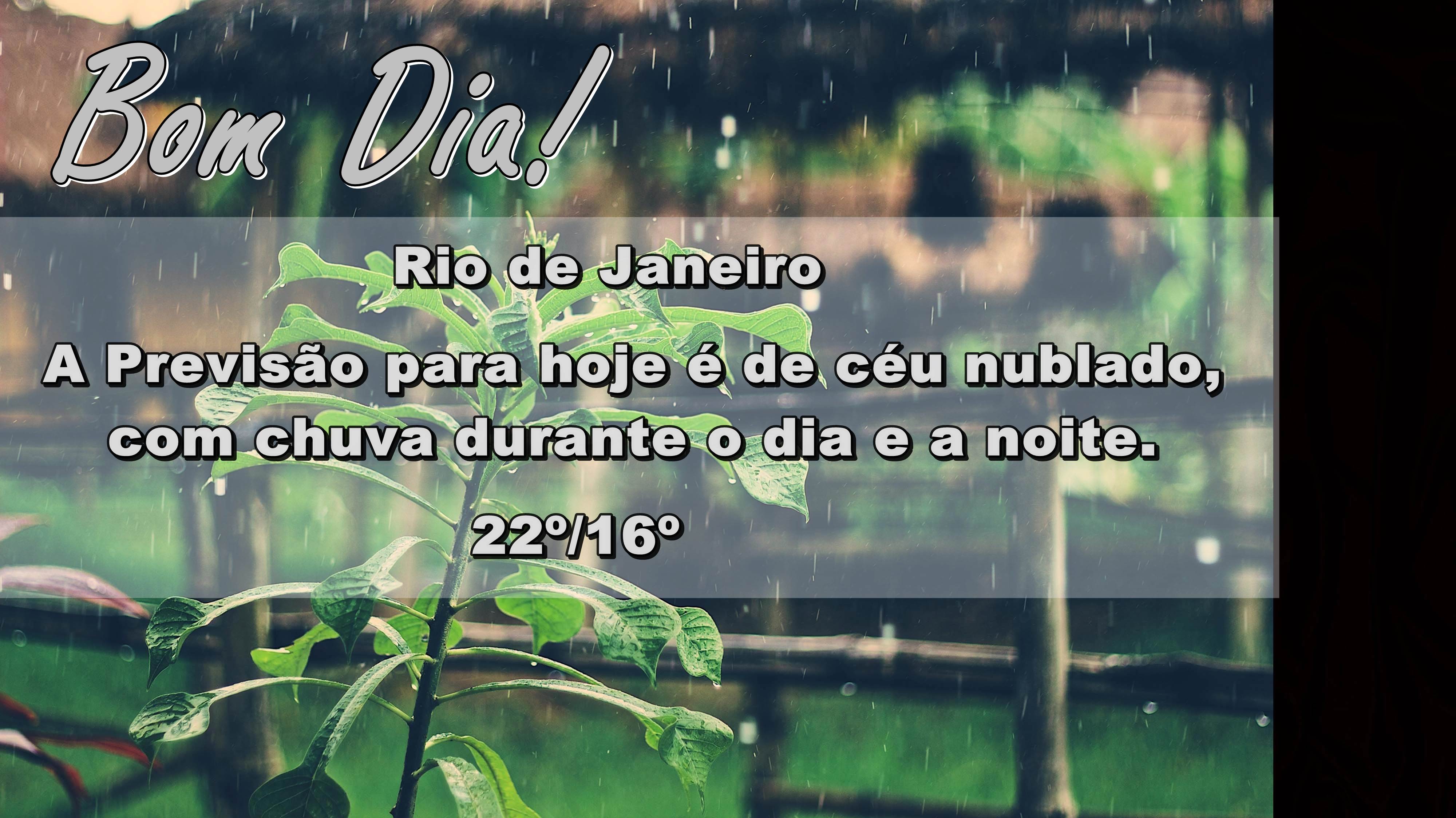 SITE MODELO - BOM DIA CHUVA 070616 | Rádio Rio de Janeiro