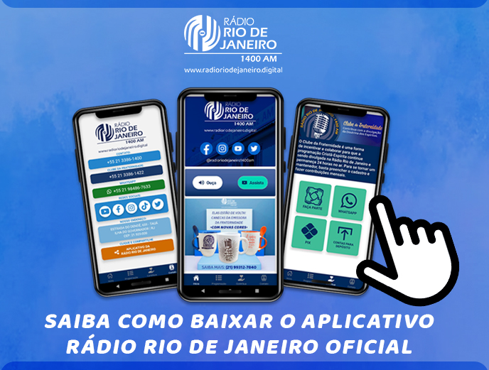 Clique e saiba o tutorial da aplicativo Rádio Rio de Janeiro Oficial
